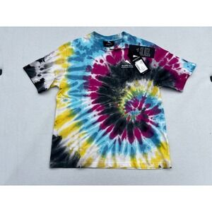 Mauna Kea Kids Tie Dye T-Shirt Colorful Made In Italy Graphic Tee